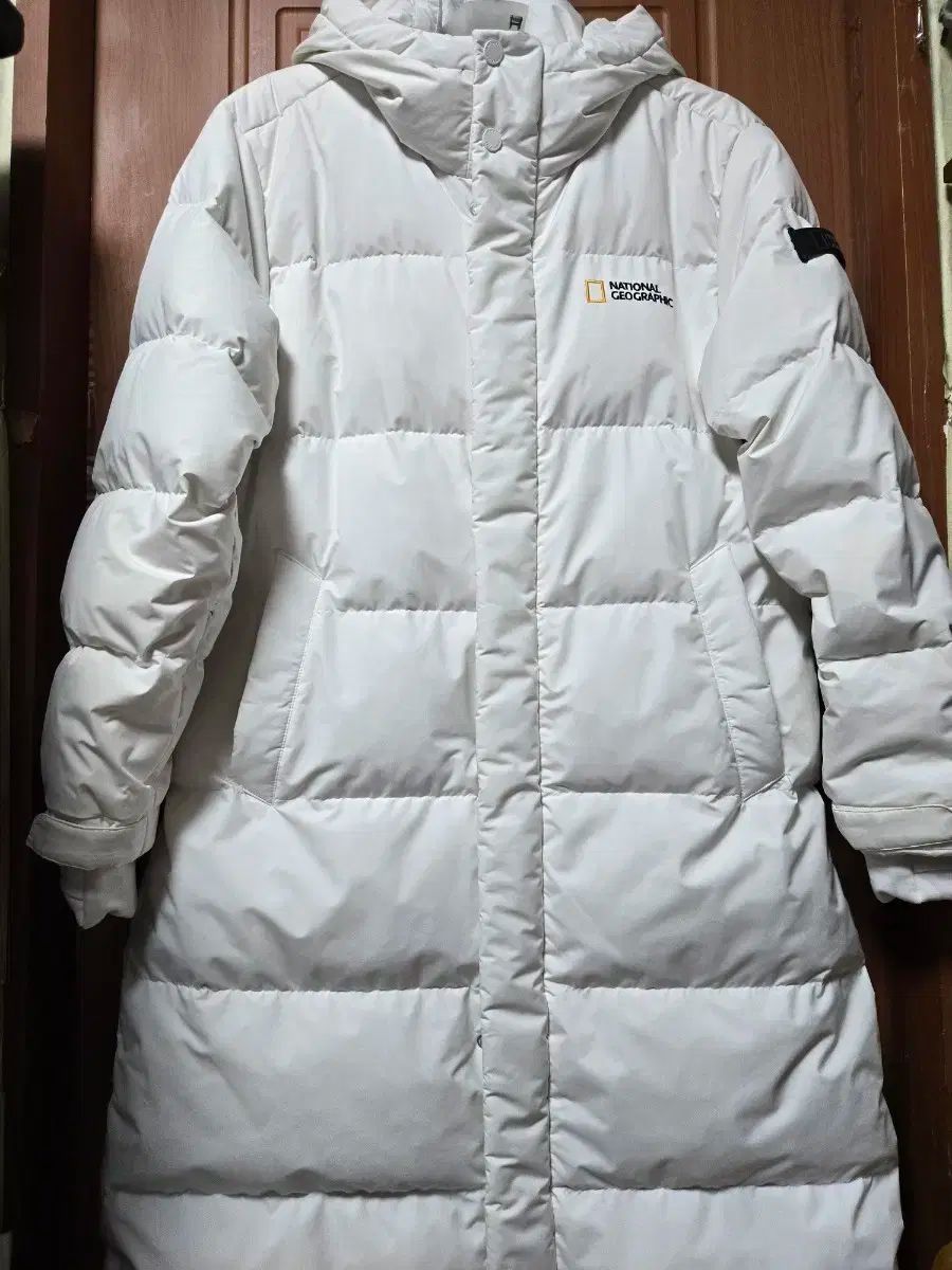 National Geographic 白 グースロングダウン