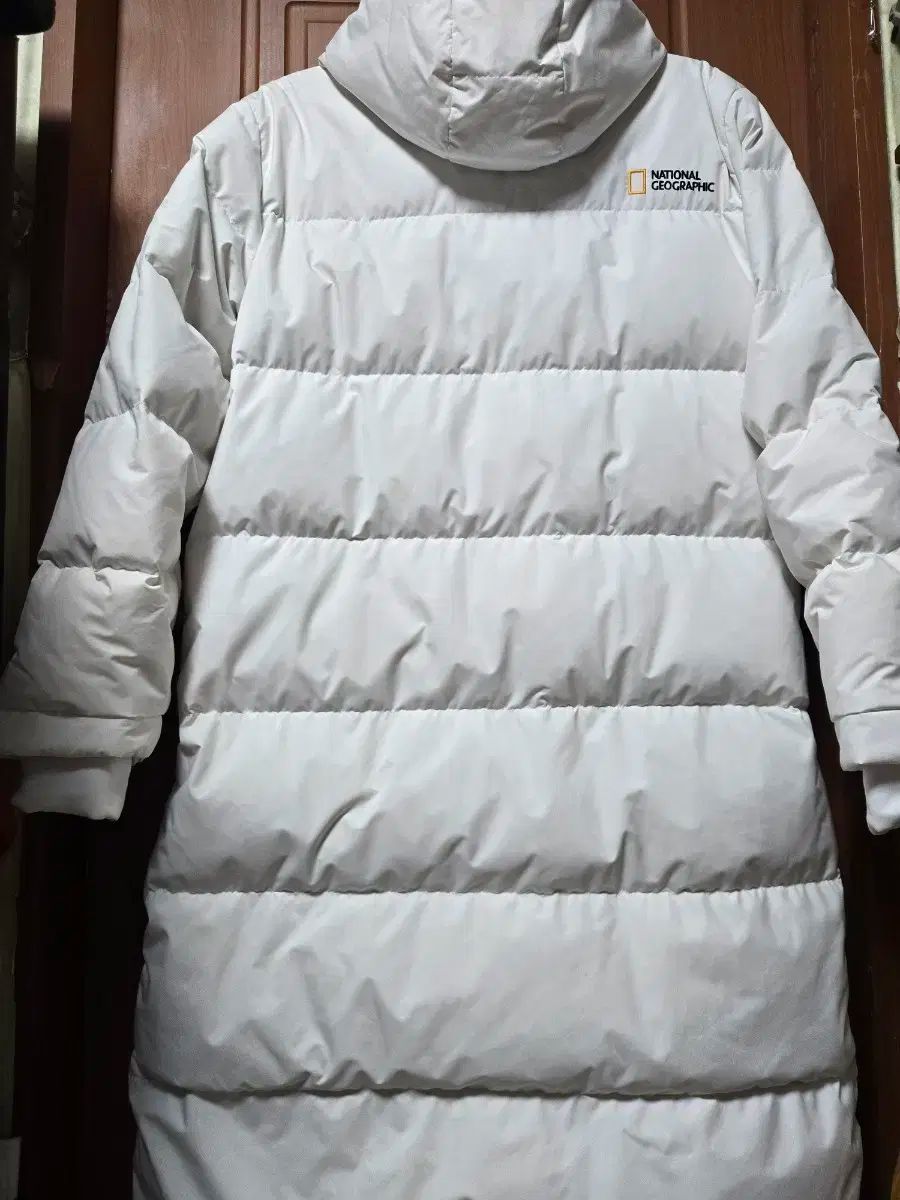  National Geographic 白 グースロングダウン ダウンジャケット ジャケット アウター