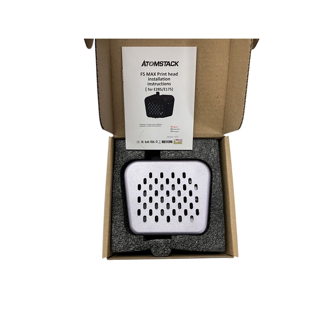 Atomstack F5 MAX Cambrian 3Dプリンター ラバー素材対応 PRラバー