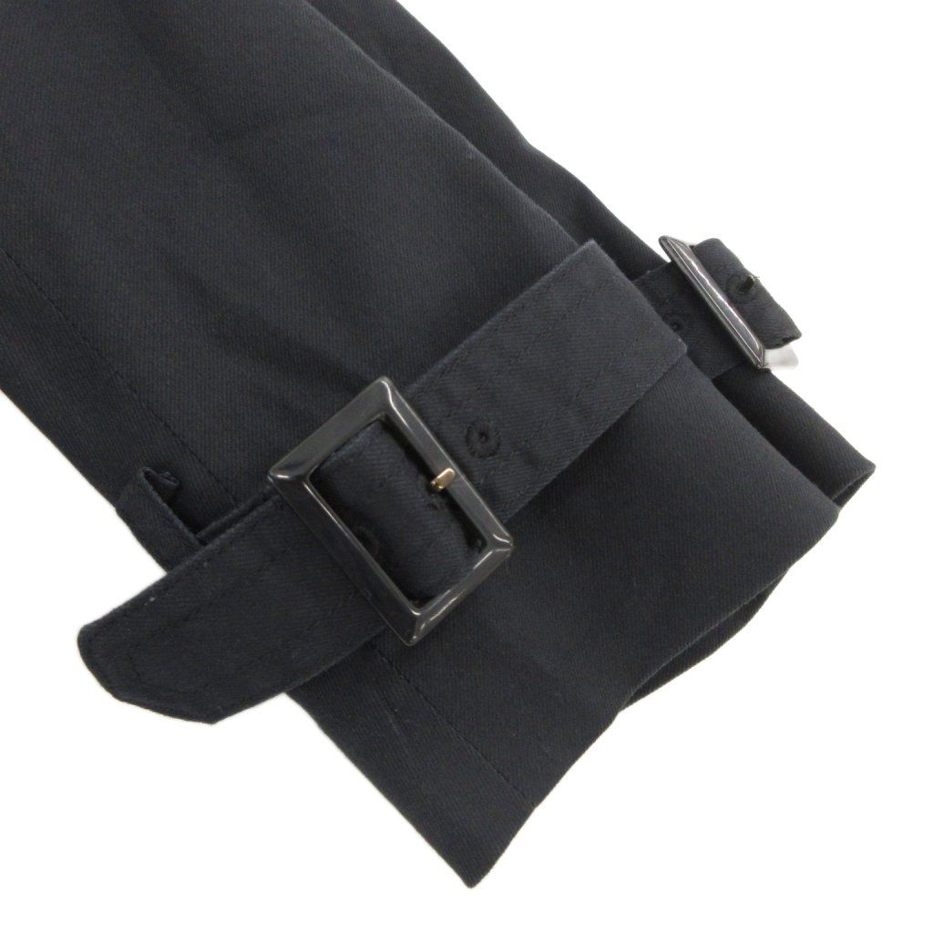 アクアスキュータム AQUASCUTUM トレンチコート ロング 55 紺 ネイビー