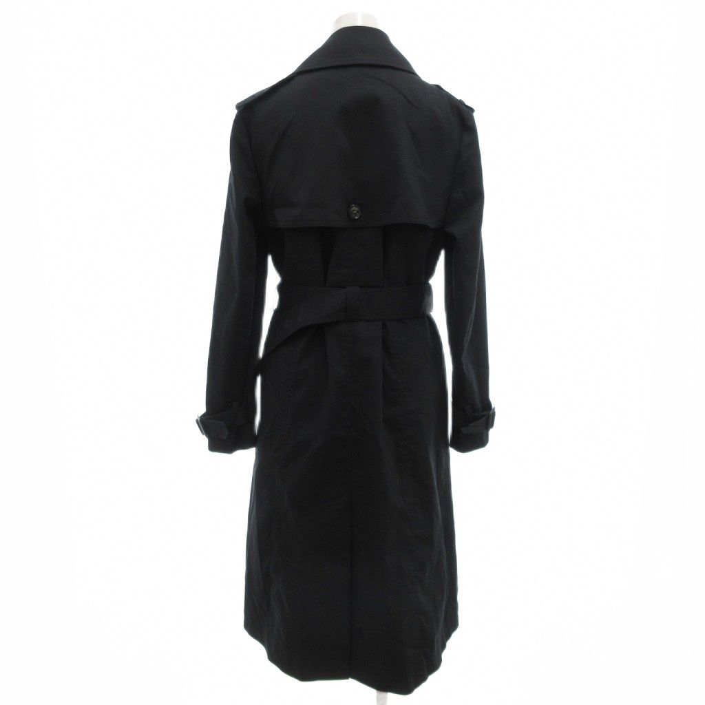 アクアスキュータム AQUASCUTUM トレンチコート ロング 55 紺 ネイビー