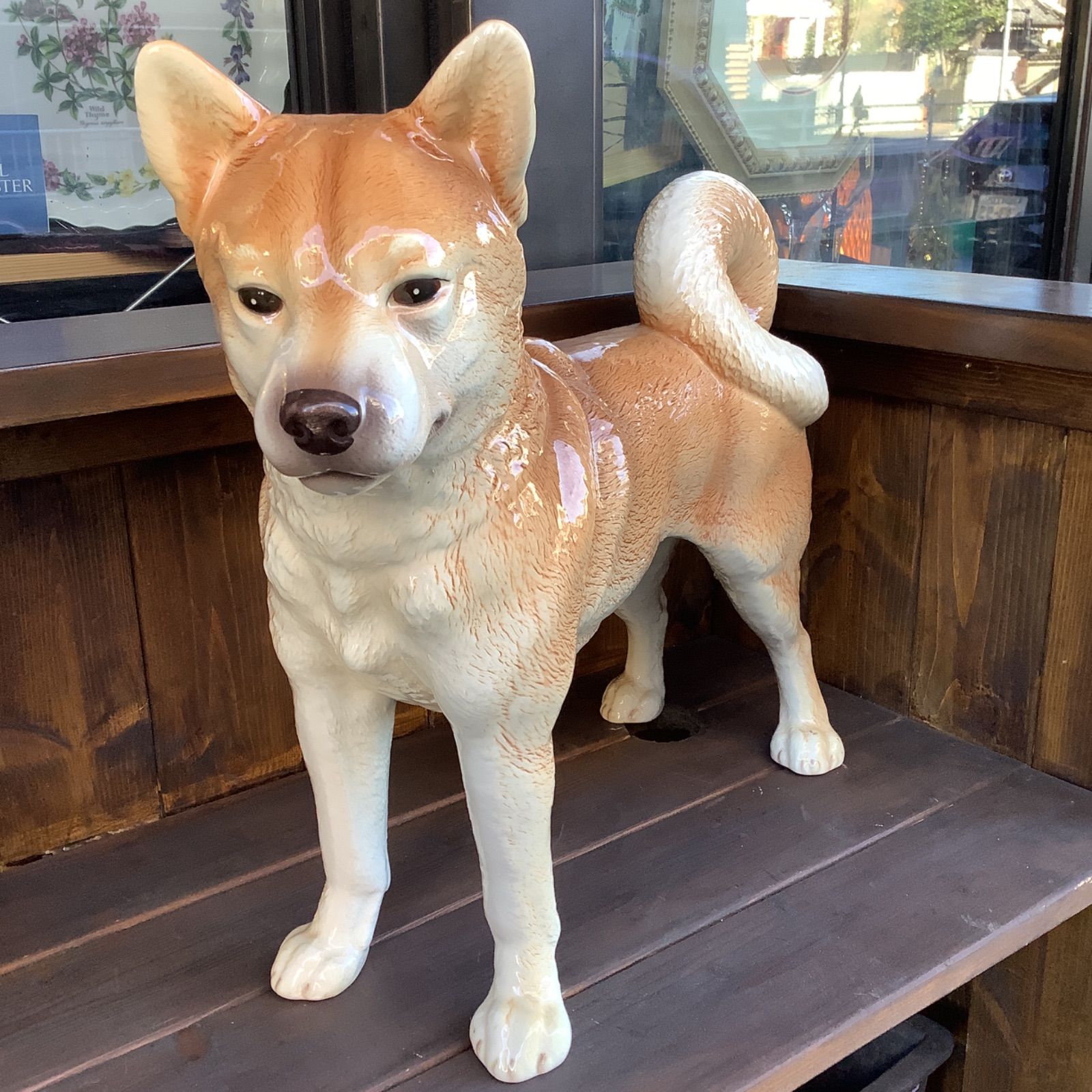 引き取り可】ヴィンテージ 柴犬 シバ しば 柴ちゃん 加藤工芸 芝犬