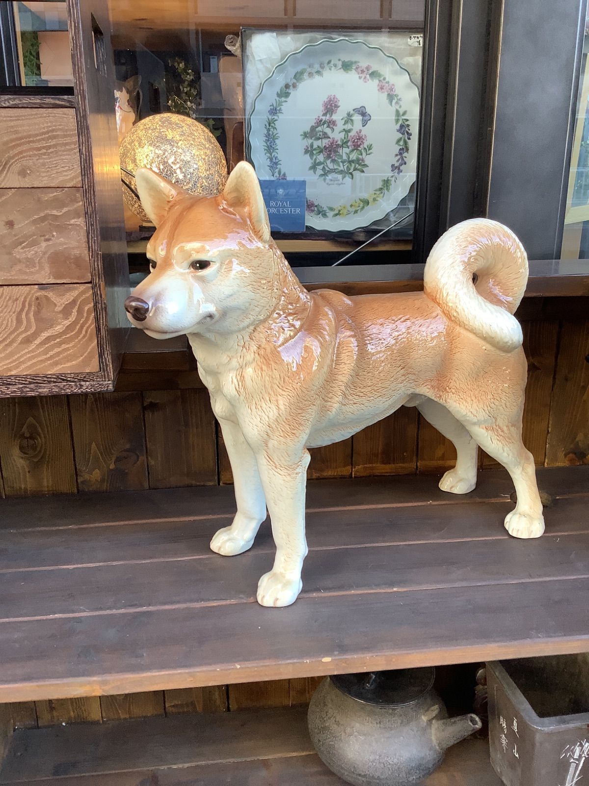 引き取り可】ヴィンテージ 柴犬 シバ しば 柴ちゃん 加藤工芸 芝犬