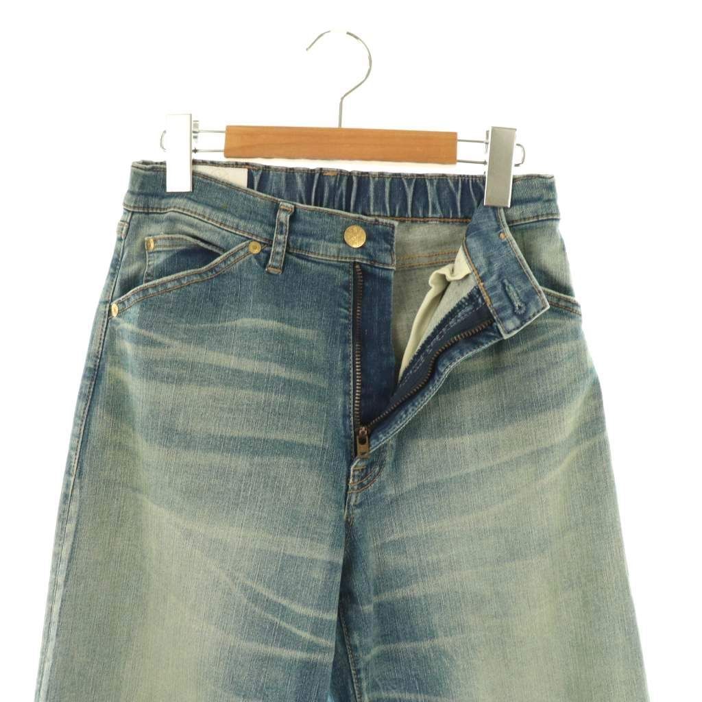 サート SURT MANNISH BAGGY バギーデニムパンツ ジーンズ S ブルー