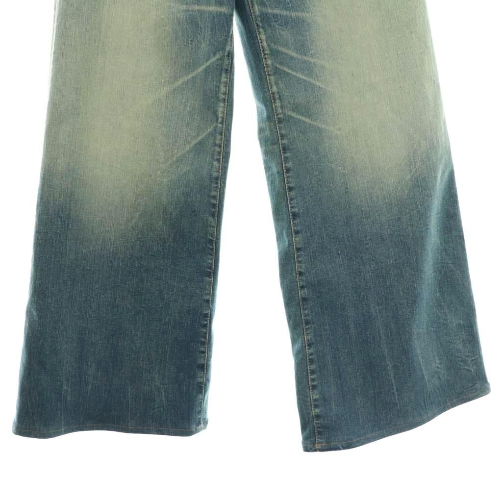 サート SURT MANNISH BAGGY バギーデニムパンツ ジーンズ S ブルー