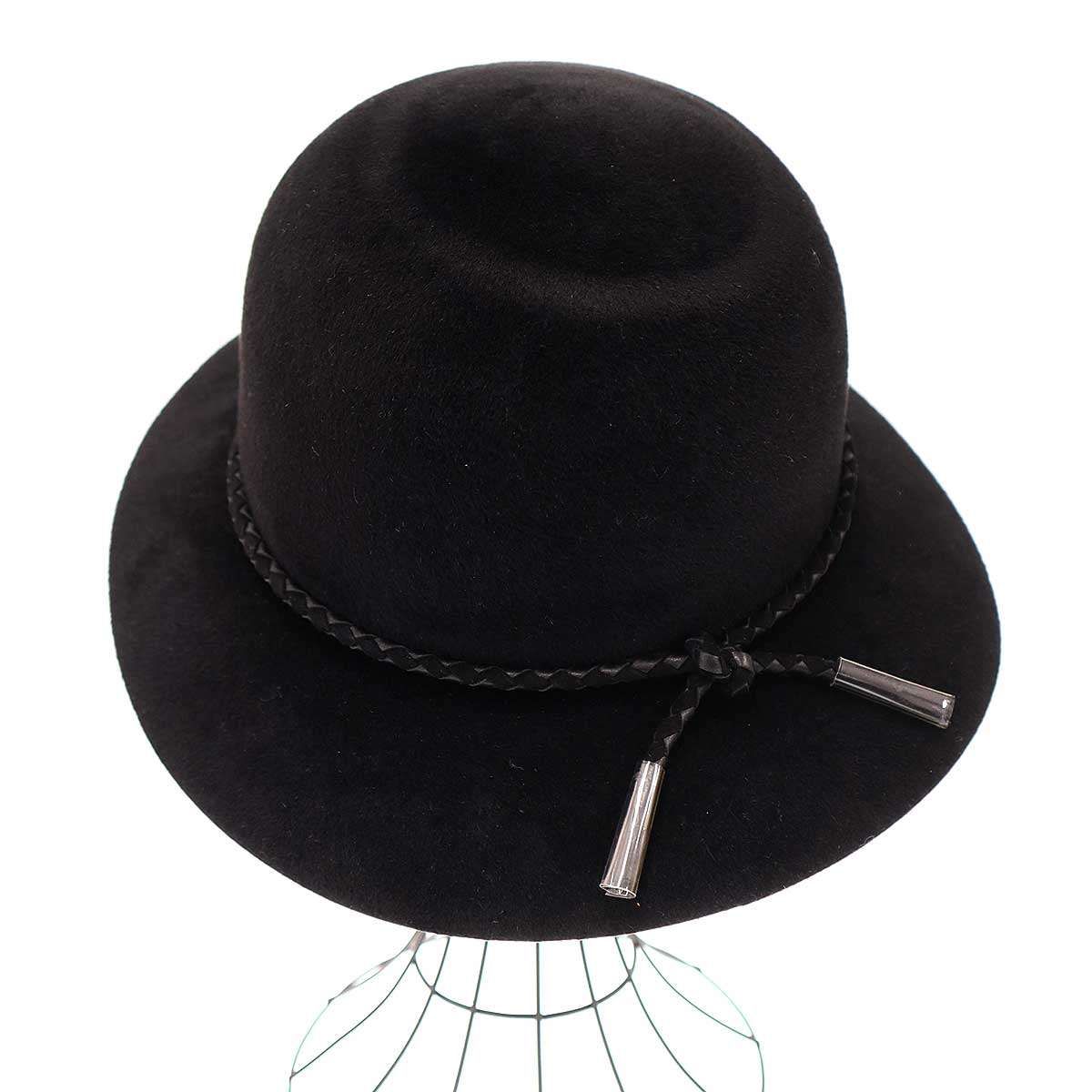 HERMES エルメス ウールボーラーハット 2318 ブラック 58 - メルカリ