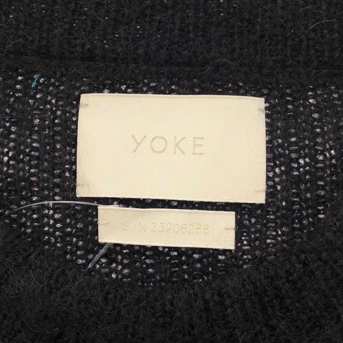 YOKE ヨーク 23AW MOHAIR BORDER CREWNECK SWEATER モヘアボーダー 