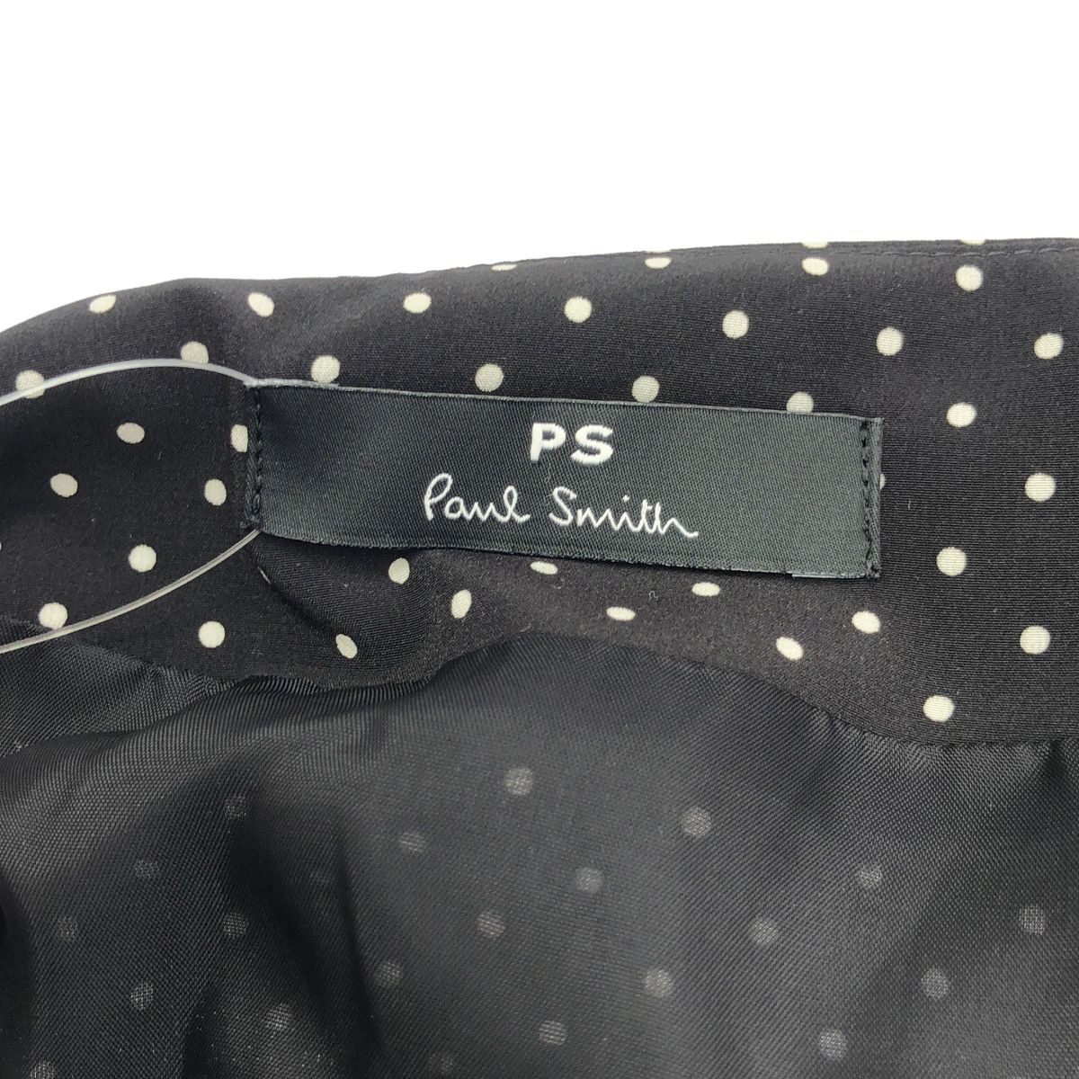  PS Paul Smith ピーエスポールスミス 19 SS Polka Dot Dress ポルカドットドレスワンピース 368040 6744253 ブラック 40 半袖 その他