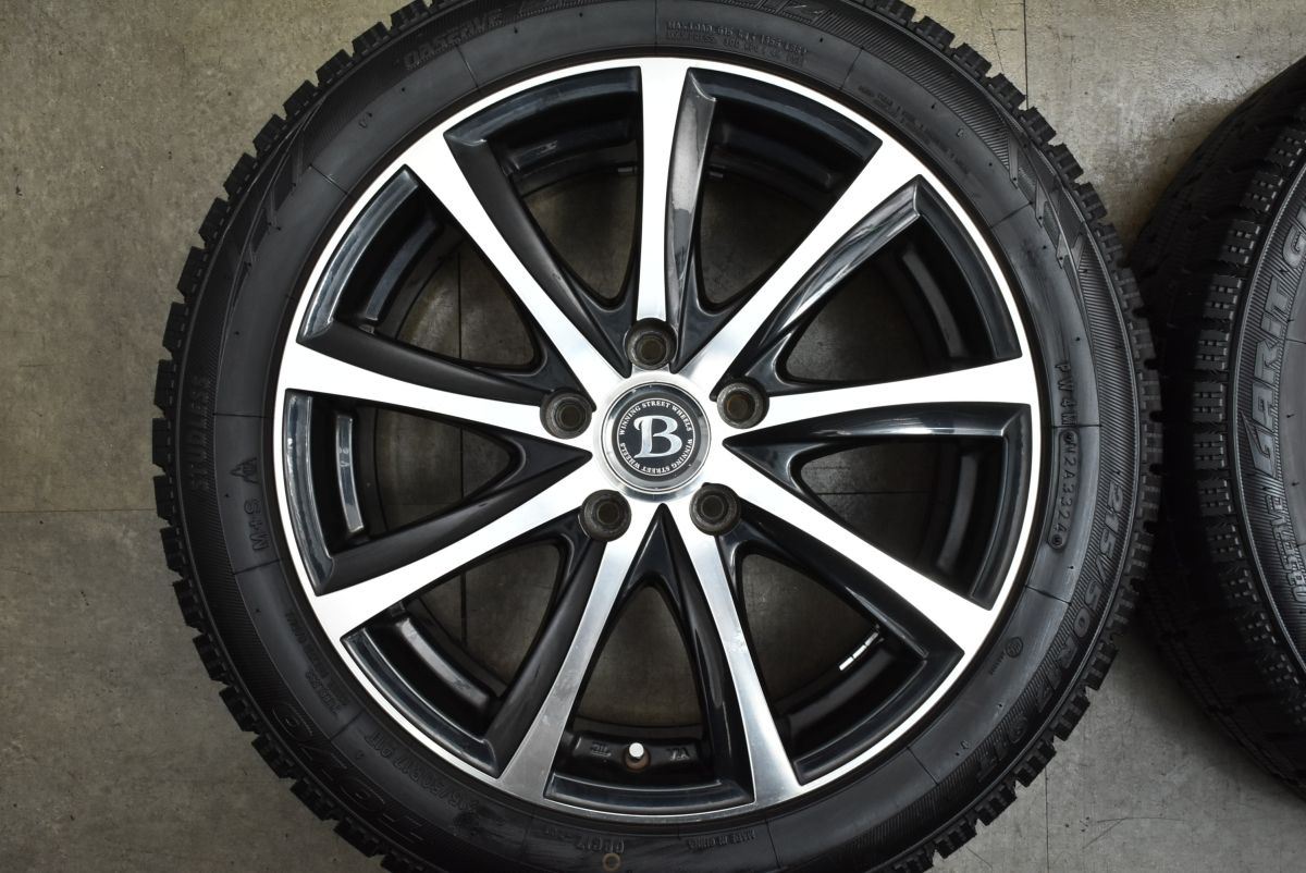  製 バリ溝 B Winning 17 in 7 J 53 PCD 114 3 トーヨー オブザーブ ガリットGIZ 215 50 R GU インプレッサハッチバック レヴォーグ 17インチ タイヤ ホイールセット