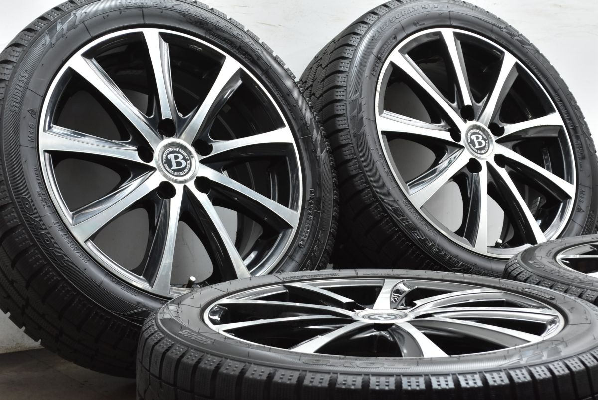 製 バリ溝 B Winning 17 in 7 J 53 PCD 114 3 トーヨー オブザーブ ガリットGIZ 215 50 R GU インプレッサハッチバック レヴォーグ