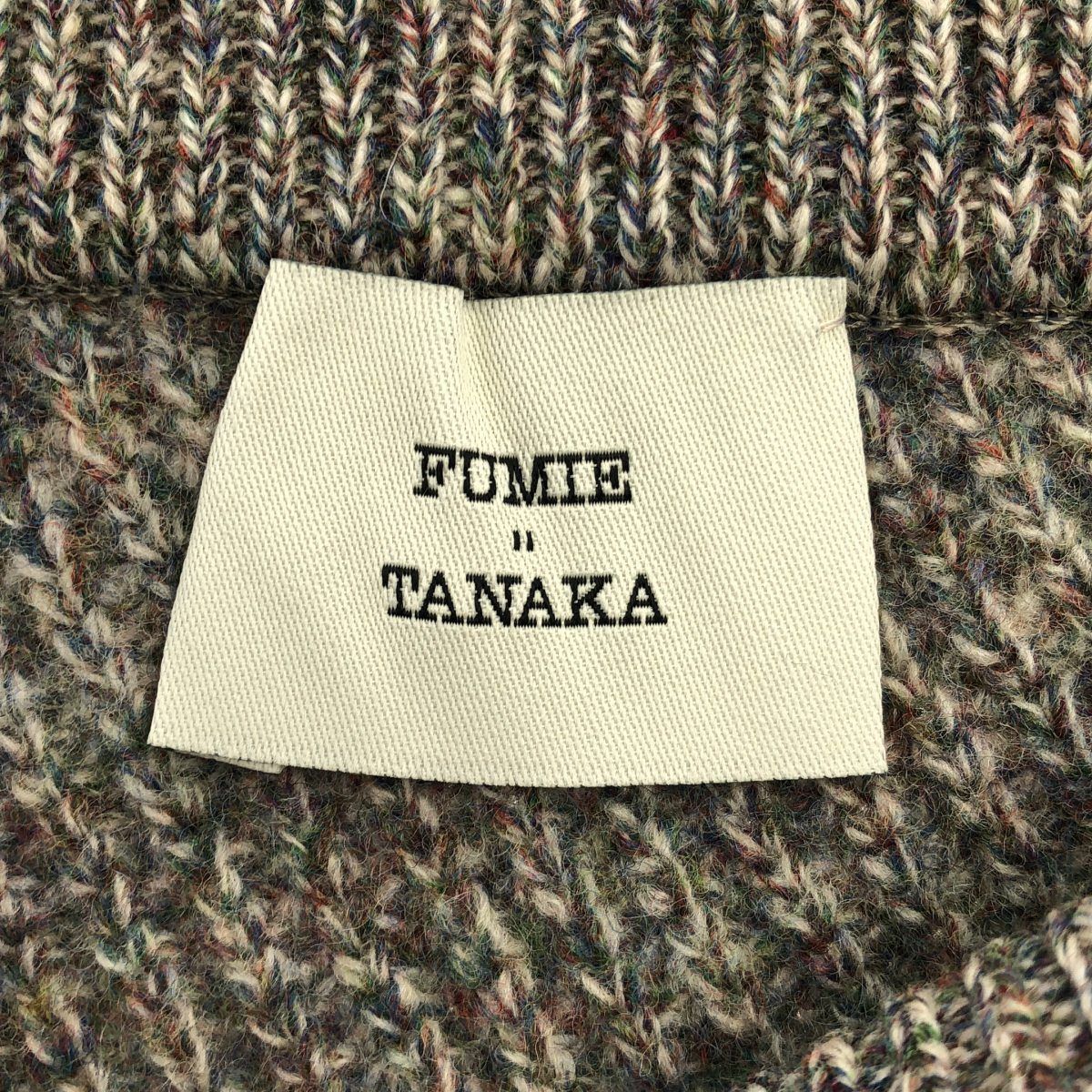 FUMIE=TANAKA フミエタナカ asymmetry rib VE アシンメトリーリブ