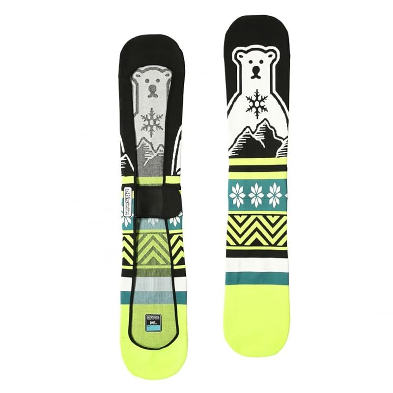 KNIT COVER BEAR ML 4400313 スノーボード ボードケース : YELLOW/JADE