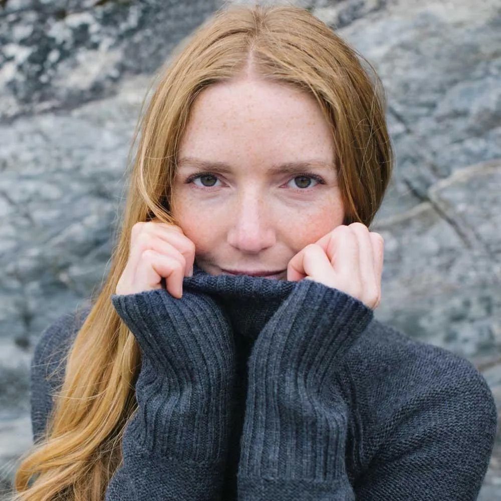 美品 Icebreaker アイスブレーカー Waypoint Roll Neck メリノウール