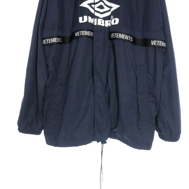 ヴェトモン VETEMENT × UMBRO18SS デムナ期 テープトラックジャケット