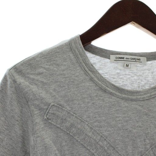 COMME des GARÇONS ／グレー 長袖カットソー コムデギャルソン PLAY