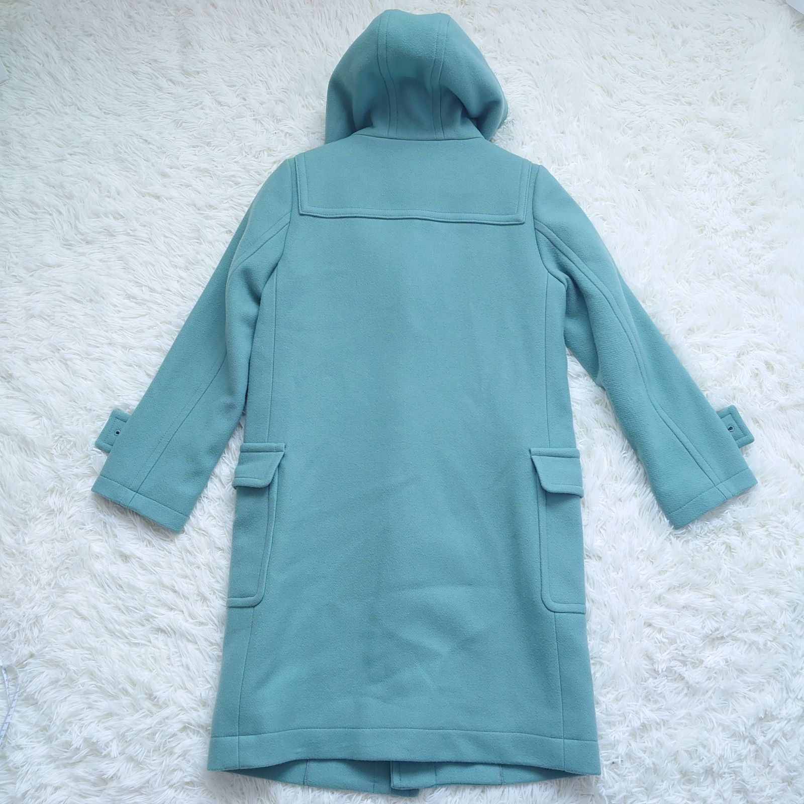 BABYLONE メルトンダッフルコート グリーン36 カシミヤ混 - メルカリ