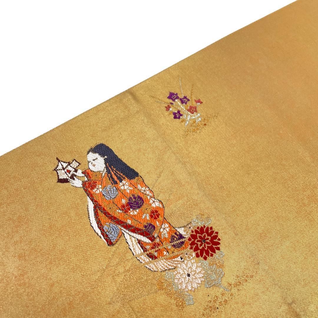 わらべ柄 ゴールド