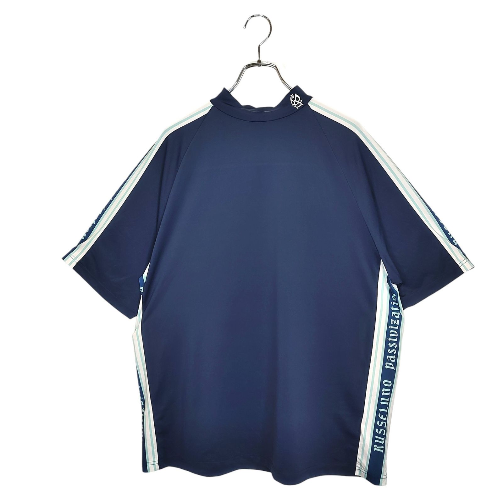 RUSSELUNO ラッセルノ ゴルフ LINE HIGHENCK TEE 半袖 モックネック T