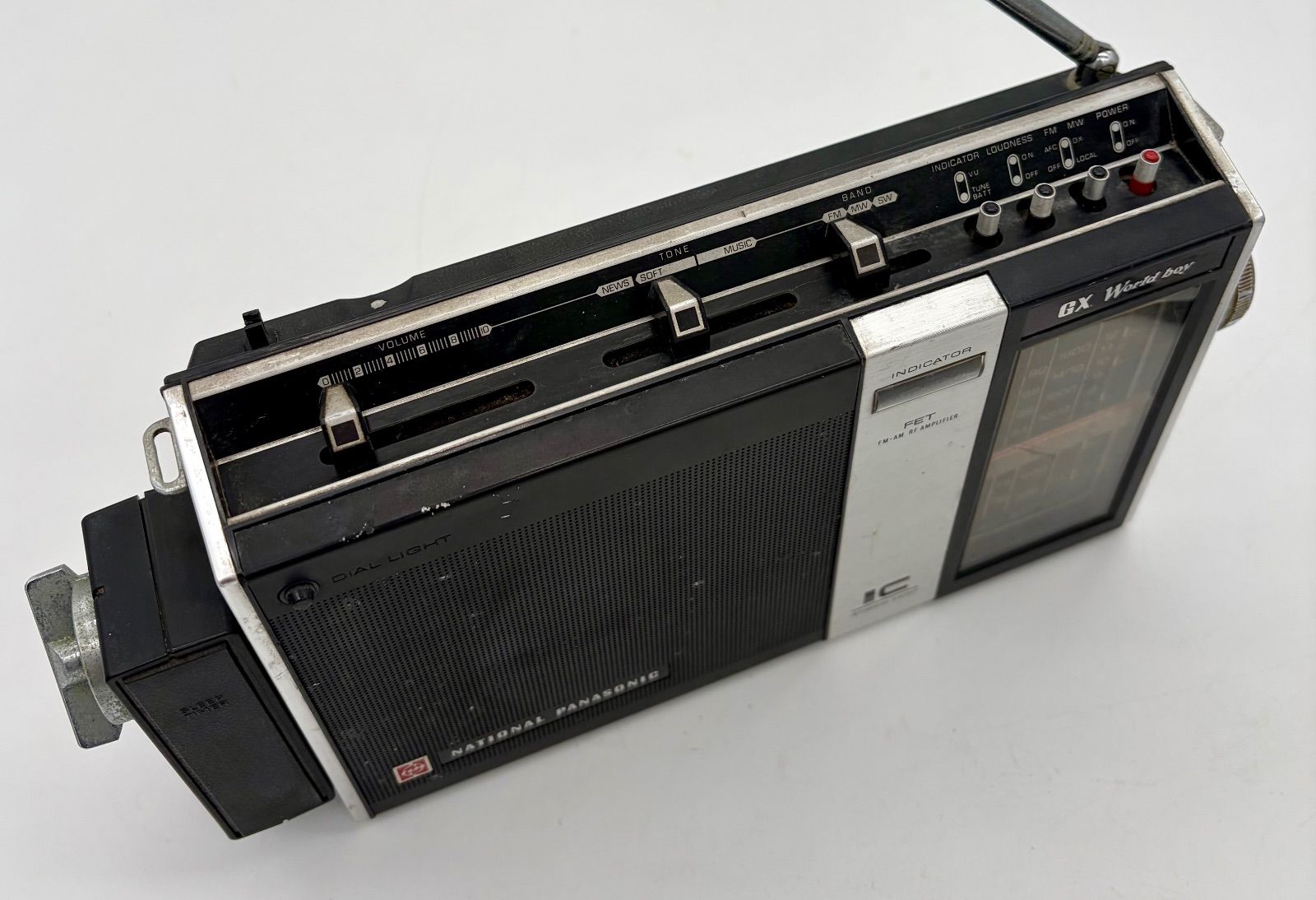 昭和レトロ】 National Panasonic RF-858 GP World Boy GX - メルカリ