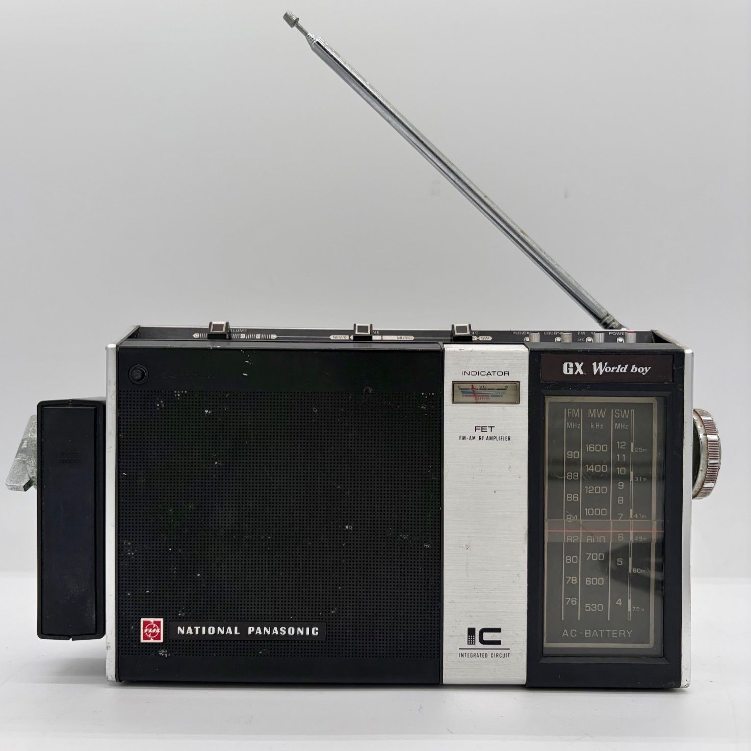 昭和レトロ】 National Panasonic RF-858 GP World Boy GX - メルカリ