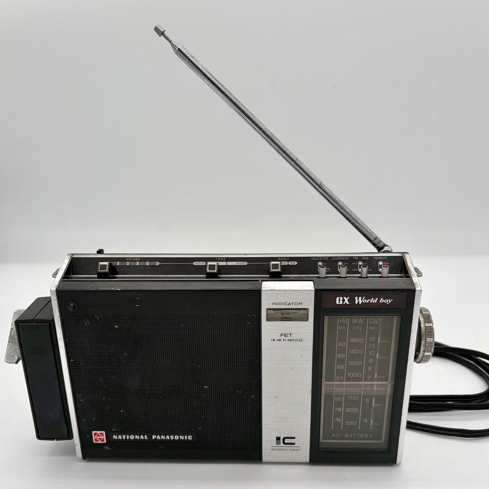 昭和レトロ】 National Panasonic RF-858 GP World Boy GX - メルカリ