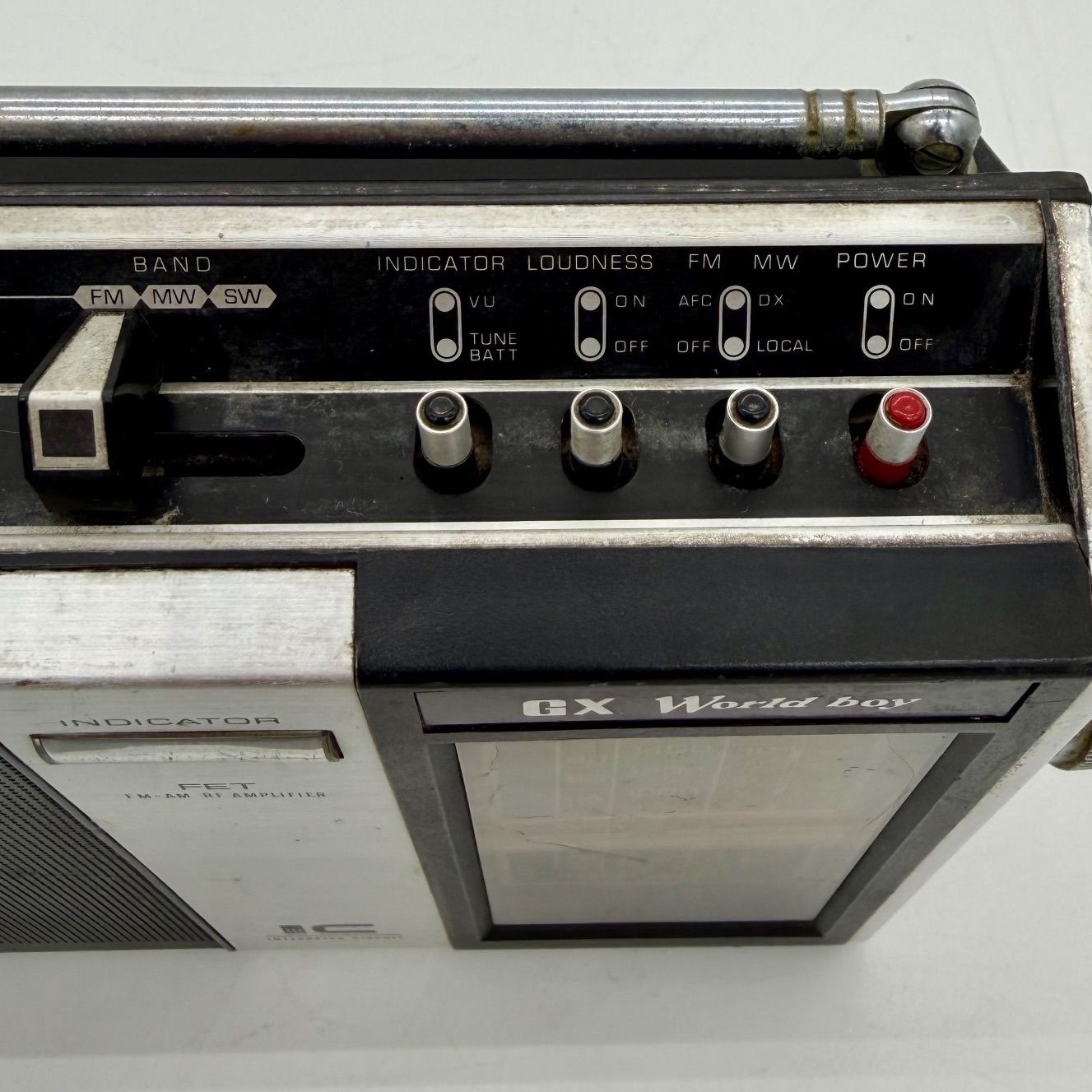 昭和レトロ】 National Panasonic RF-858 GP World Boy GX - メルカリ