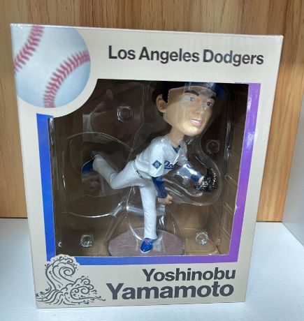 新品、未使用 山本由伸 ボブルヘッド ドジャース 2024年6月13日 - メルカリ