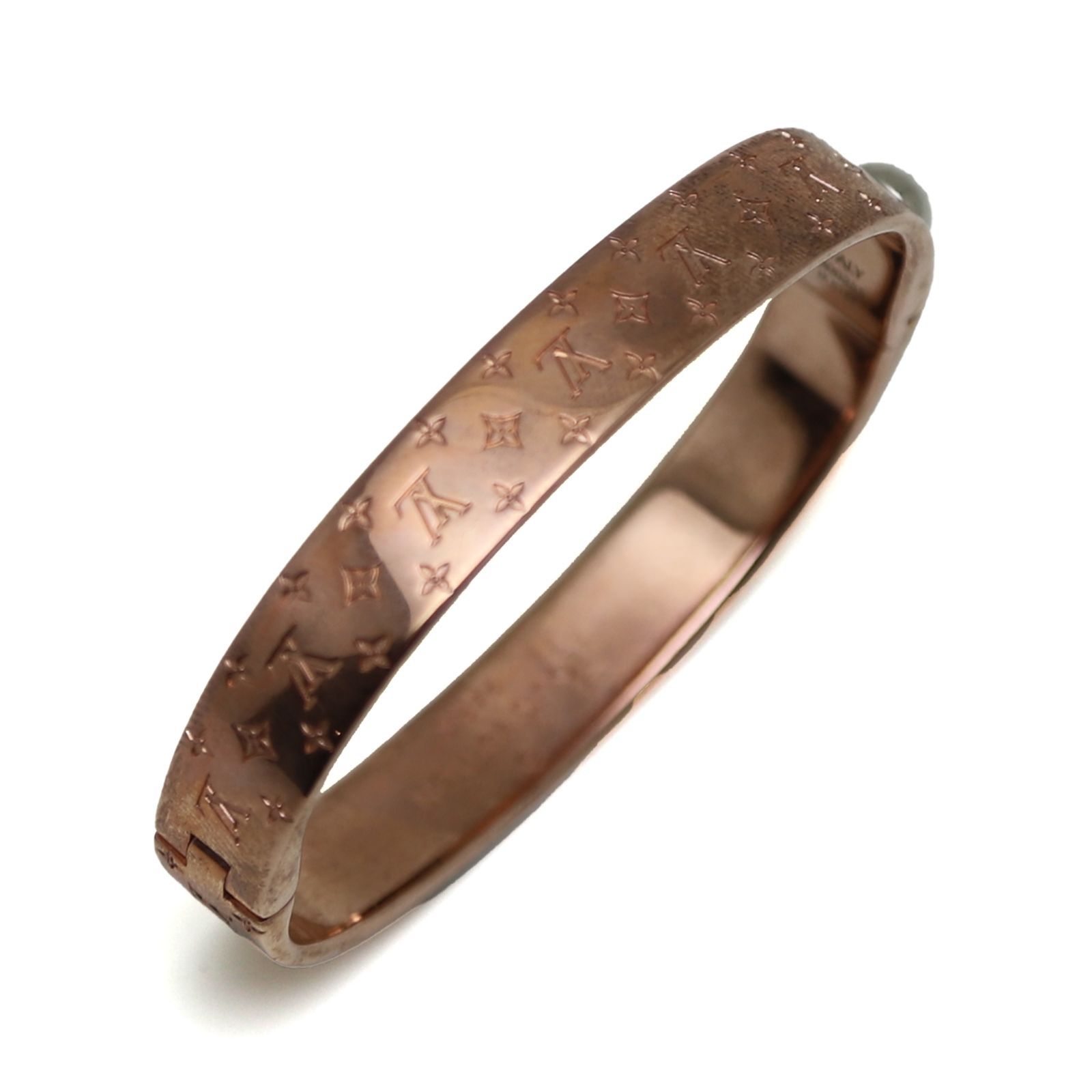 LOUISVUITTON ルイヴィトン カフナノグラム バングル M00253 ルイヴィトン ブレスレット カフ・ナノグラム サイズS M00253 LOUIS