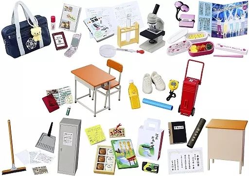 トレーディングフィギュア 全8種セット ぷち シリーズ 思い出の高校生活