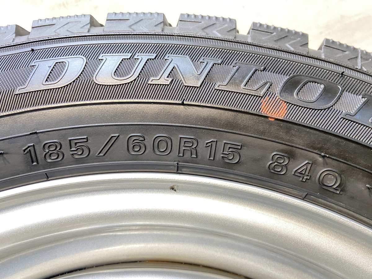 185/60R15 ダンロップ ウィンターマックス WM02 SCHWARZ MV 15x6.0 100