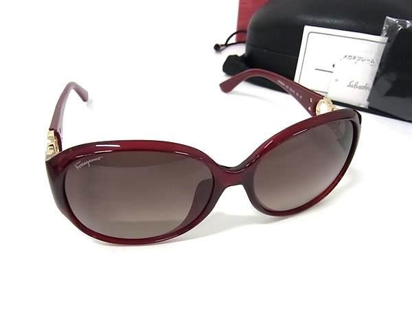 フェラガモ サングラス 赤系 レッド Salvatore Ferragamo フェラガモ