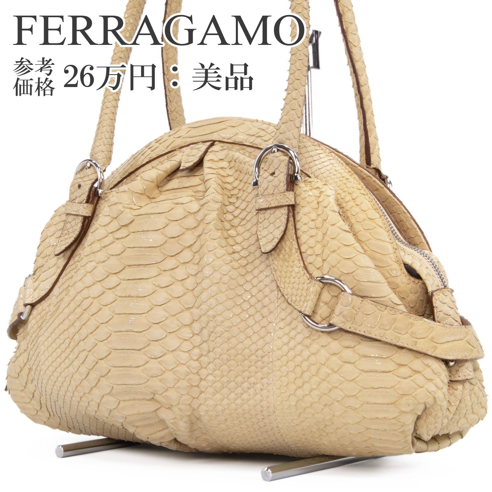 本物 送料無料 フェラガモ ハンドバッグ ショルダーバッグ レディース