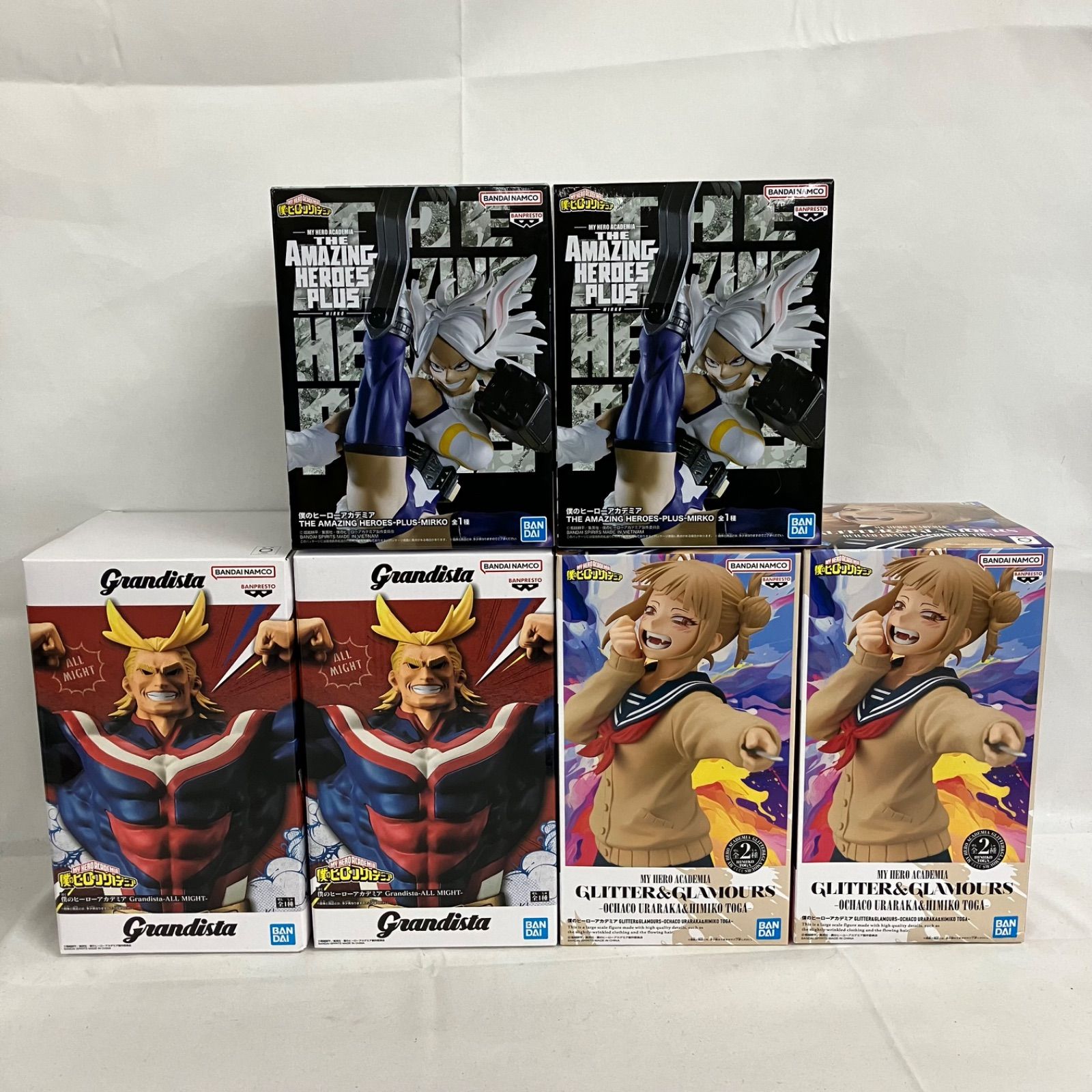 未開封 ヒロアカ Grandista オールマイト 他 フィギュア 6個セット