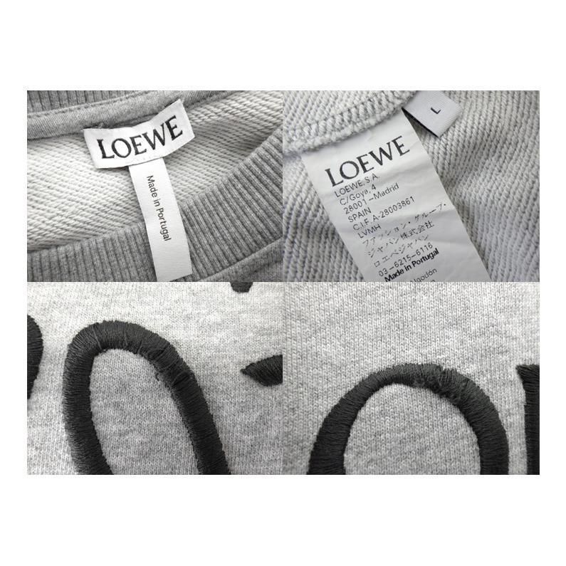 ロエベ LOEWE 【 H6169410OF 】 フロント 刺繍 アナグラム ロゴ