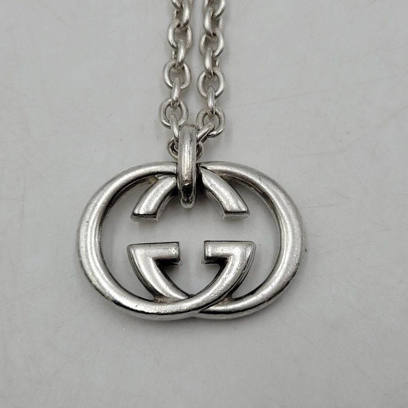 現状渡し品】GUCCI グッチ 925 GG LOGO NECKLACE ロゴ ネックレス