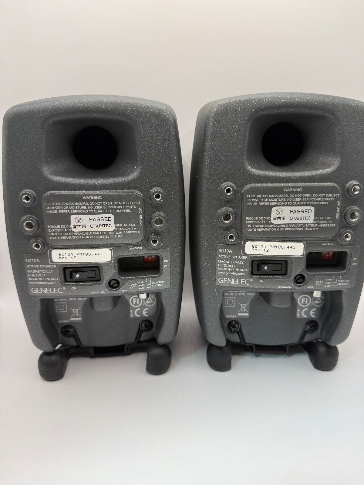 中古】GENELEC 6010A アクティブ スピーカー - メルカリ