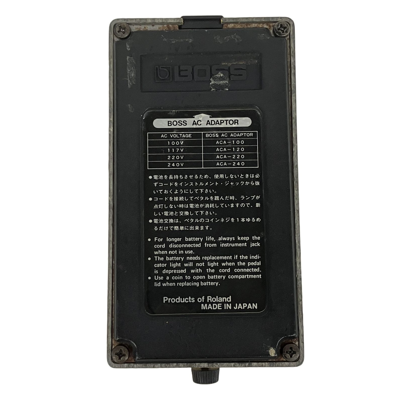 BOSS OD-1 Over Drive Made in japan 日本製 黒ネジ コンパクト