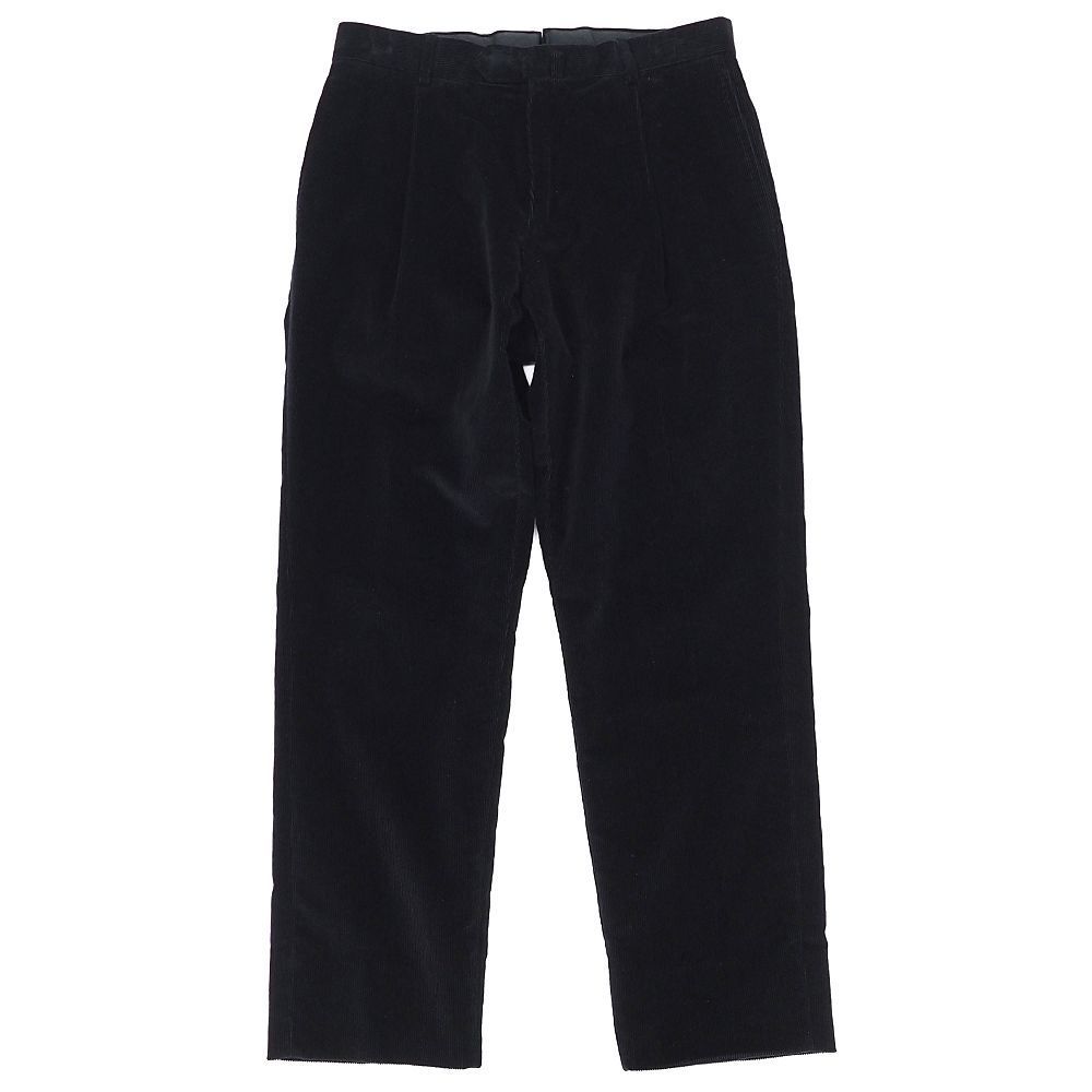 美品 CARUSO コーデュロイ パンツ 【サイズ：44】 ブラック カルーゾ 