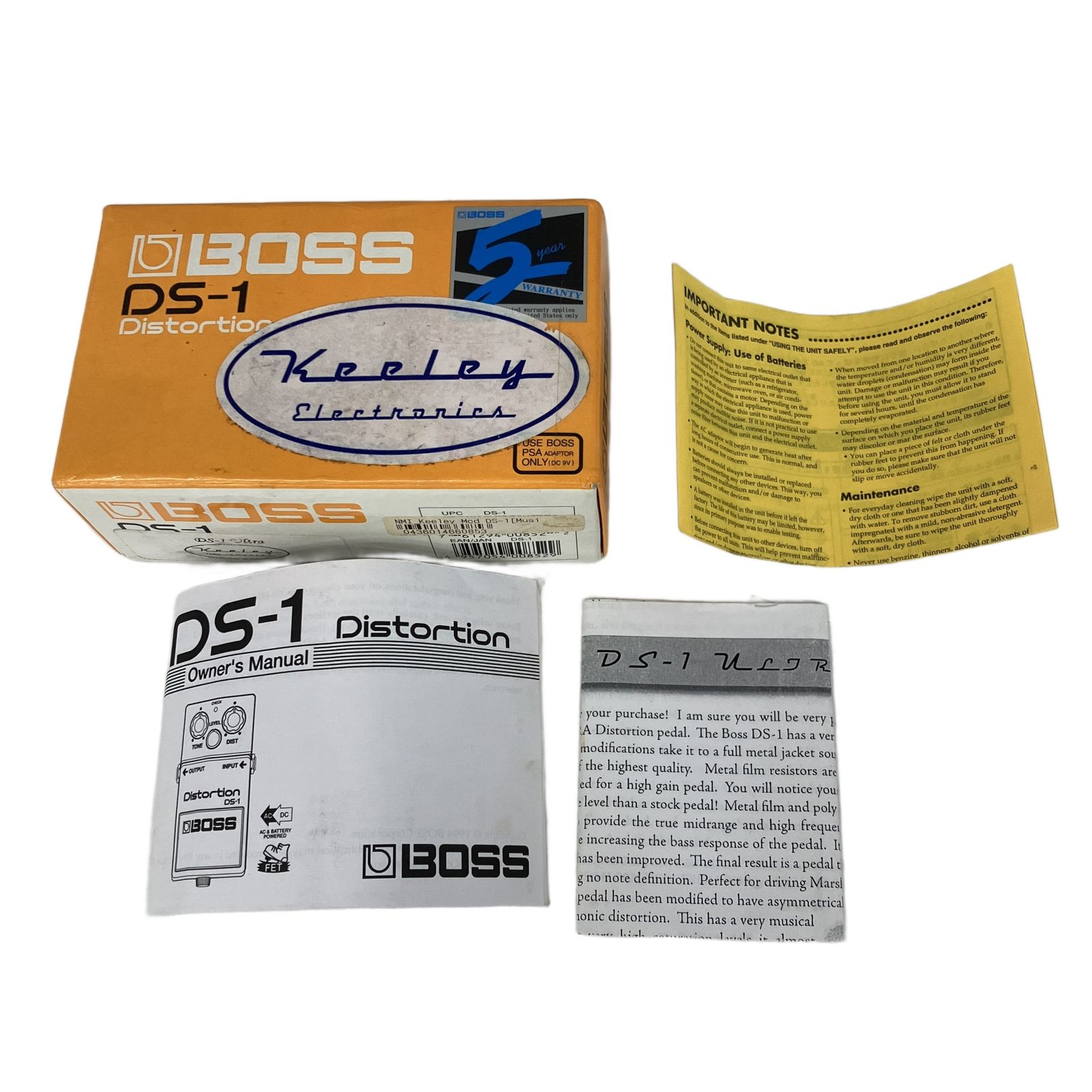 Keeley BOSS DS-1 Ultra MOD ディストーション エフェクター ギター