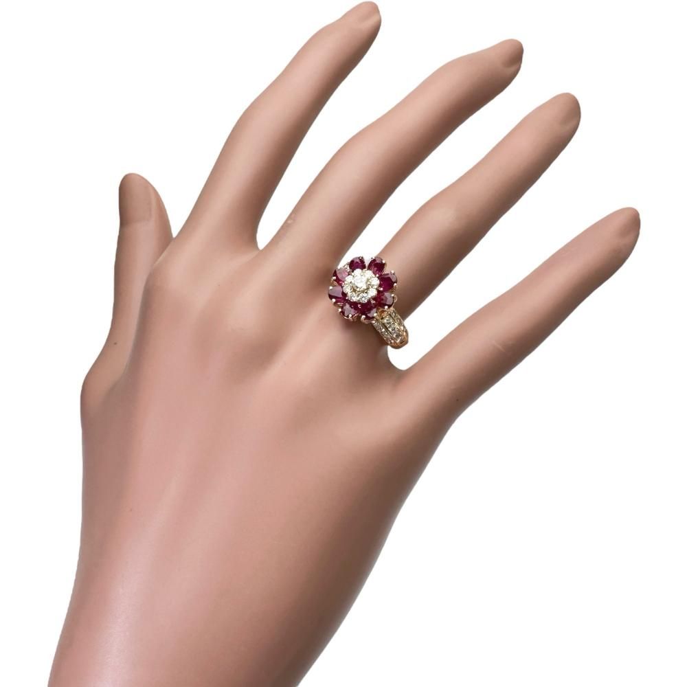 9/美品 ポンテヴェキオ K18 ルビー0.37ct ダイヤ リング 指輪 9/美品 ポンテヴェキオ K18 ルビー0.37ct ダイヤ リング 指輪 【公式通販】