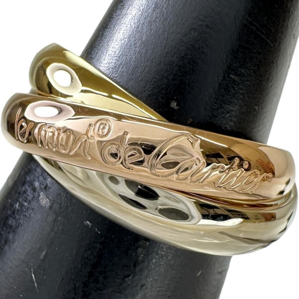 【新品仕上済】K18 Cartierクラシック トリニティリング 11号/51 新品仕上済】K18 Cartierクラシック トリニティリング 11号/51