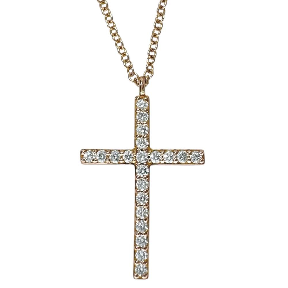 TIFFANY&Co./ティファニー】メトロクロス ダイヤモンド ネックレス