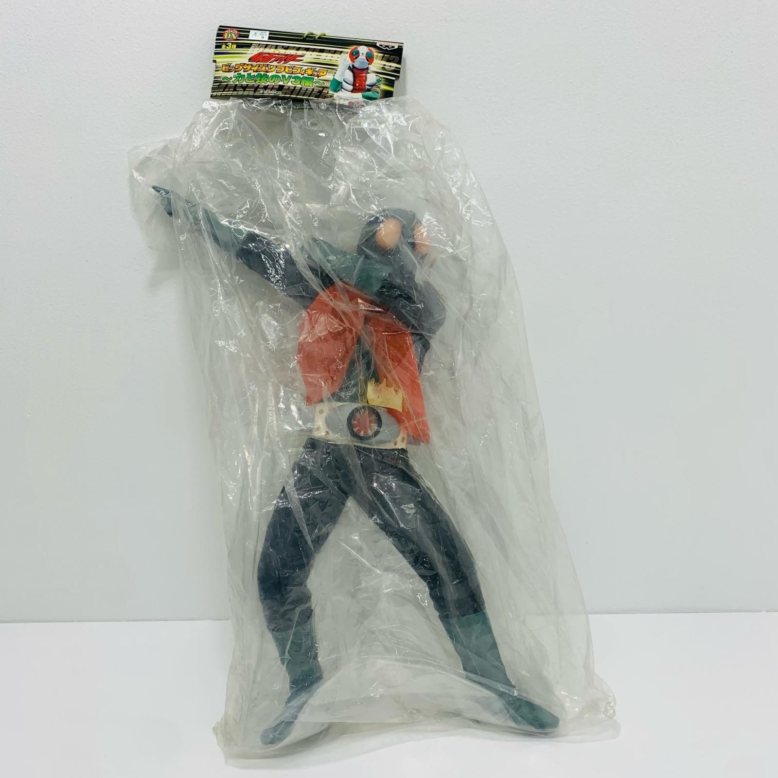 中古 仮面ライダー旧1号「仮面ライダー」ビッグサイズソフビフィギュア