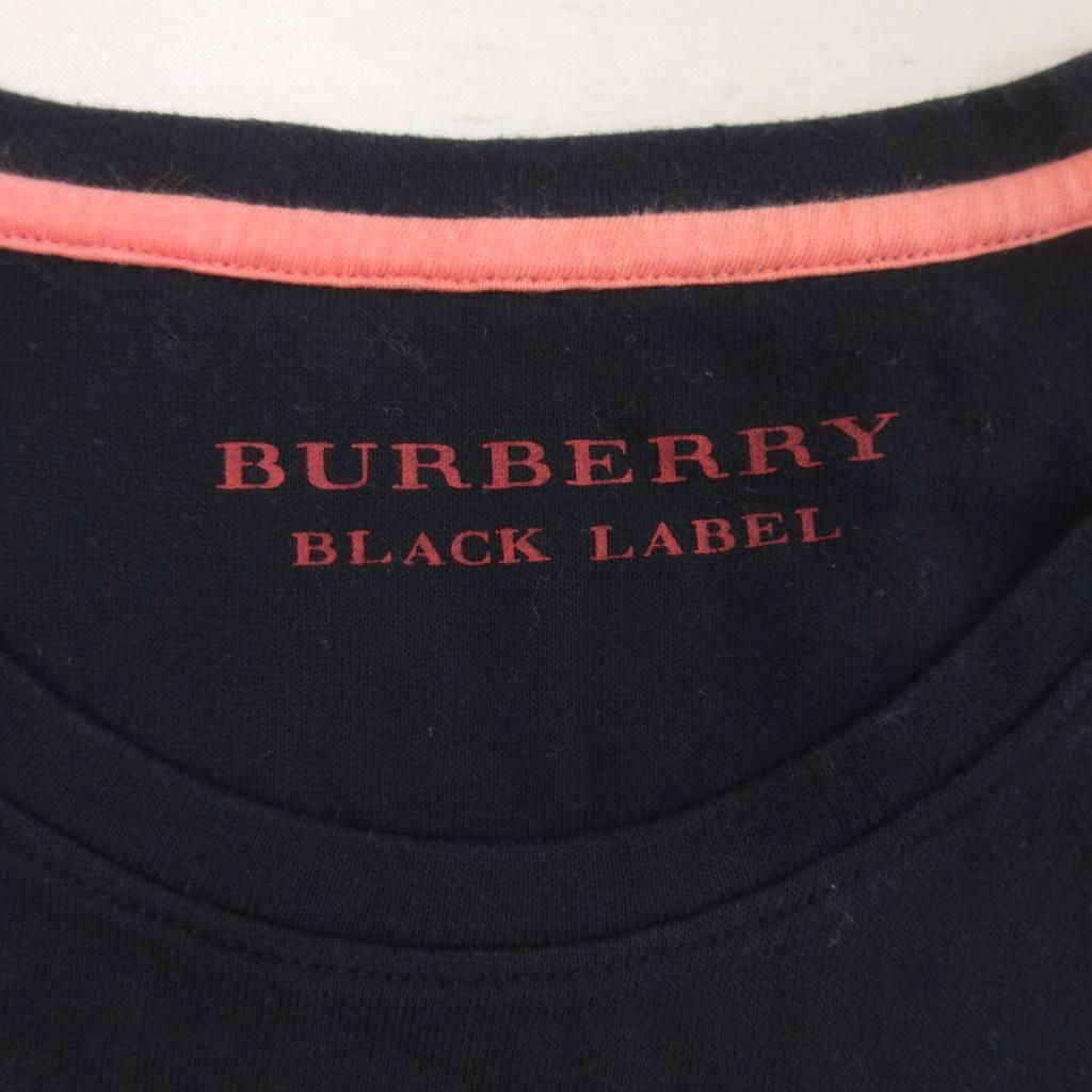 BURBERRY BLACK LABEL カットソー メンズ ネイビー BURBERRY BLACK LABEL（Tシャツ/カットソー(七分/長袖)）のフリマ