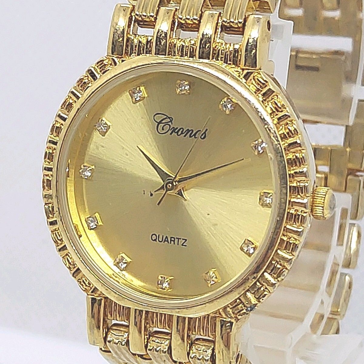 CRONOS メンズ腕時計 QZ 12PD ゴールド 【L98】 - メルカリ