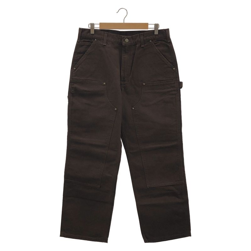 中古】Carhartt ダブルニーパンツ 茶 BN0136-M 33×30 カーハート[92