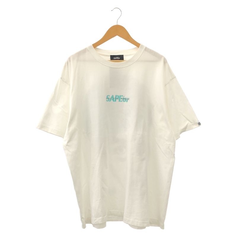 メンズ 【】SAPEur MASATOSHI HAMADA バックプリント半袖Tee サイズXL