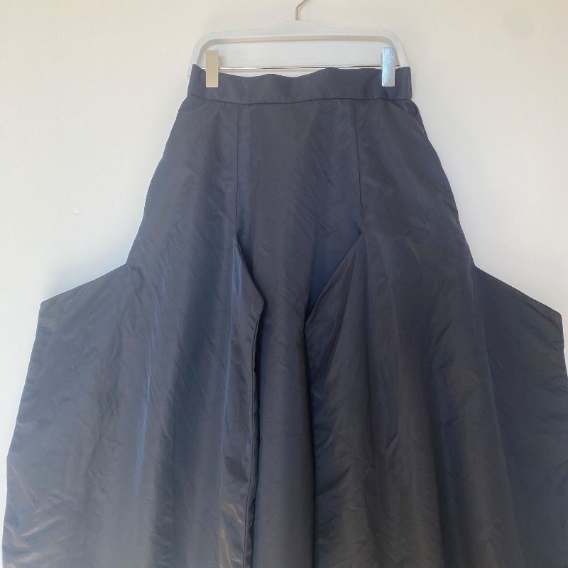 nagonstans ナゴンスタンス ナイロンサテン Folding ロングスカート