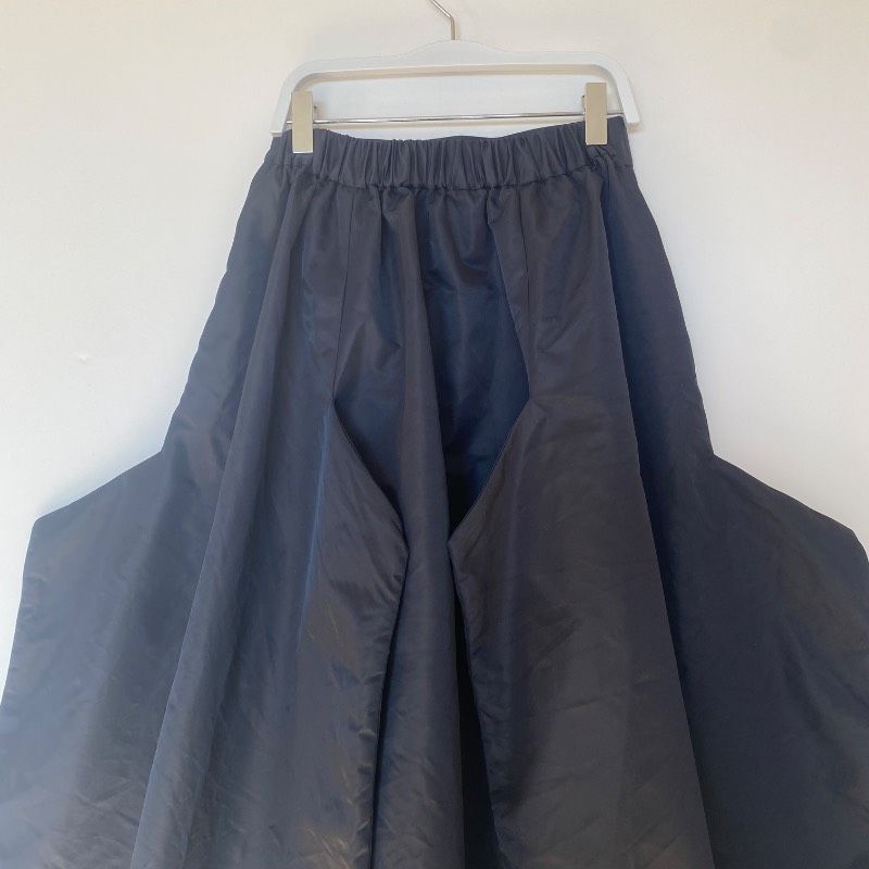 nagonstans ナゴンスタンス ナイロンサテン Folding ロングスカート