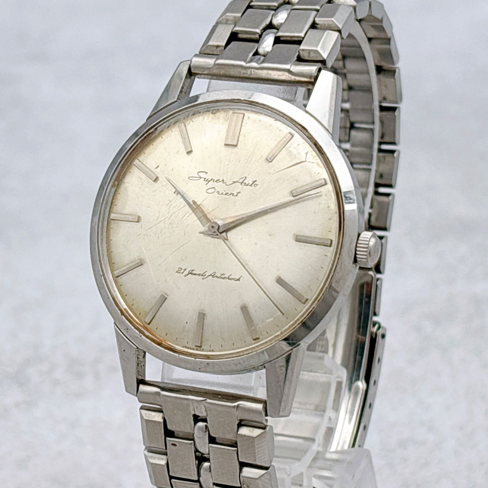 オバタリアン　当時のもの 稼働 ORIENT オリエント Super Auto 21石 自動巻き 1960s ヴィンテージ